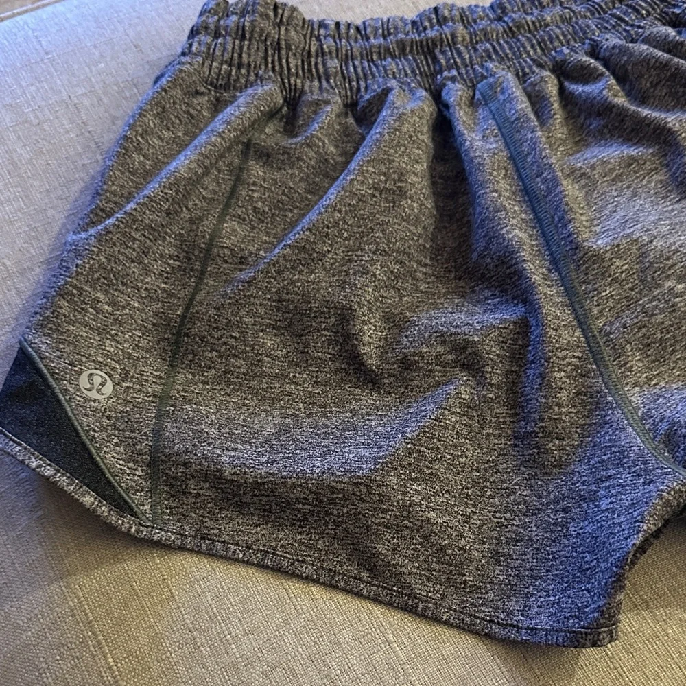 lululemon athletica Heather Gray Athletic Shorts - Preloved